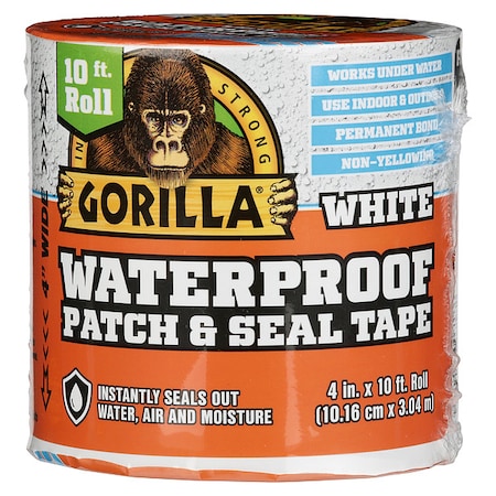 Gorilla Glue 101895 - Roof Repair Tape, 34 mil, 4 inx10 ft