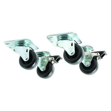 Portacool PARPACCST310 - Caster Kit,Metal and Plastic,PK 4