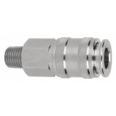 Milton S-744 - Universal Coupler, 1/4 in Body, 1/4 in MNPT