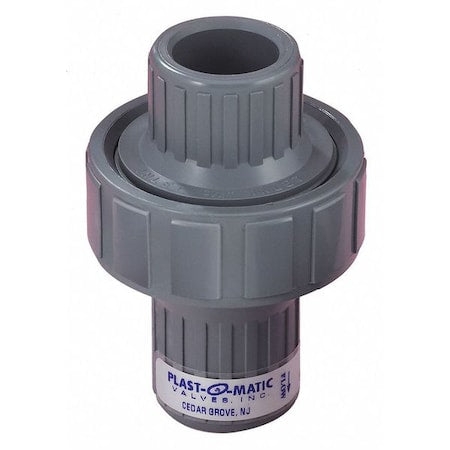 Plast-O-Matic CKM050V-PP - 1/2" FNPT Polypropylene Disc Check Valve