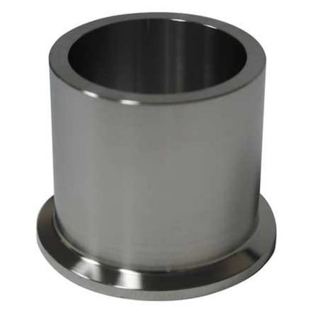 EG14W2.5 - 2-1/2" Clamp T304 SS Heavy Wall Tank Ferrule
