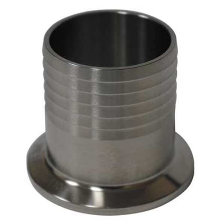 EG14RT-6L3.0 - 3" Clamp x Hose Barb T316 L SS Hose Barb Adapter