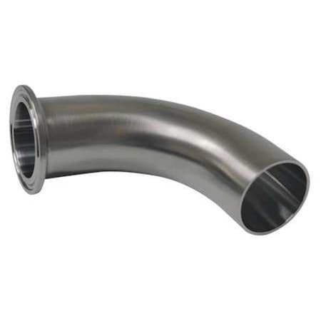 E2C-6L3.0 - 3" Clamp x Butt Weld T316 L SS 90 Degree Elbow