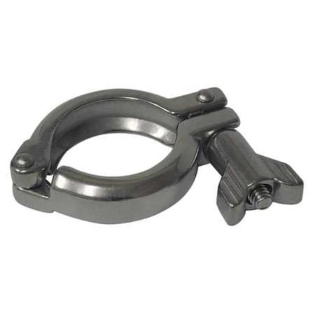 E13IS2.5 - Clamp,Stainless Steel,Threaded,21/2in