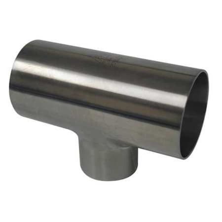 E7RWWW3.0X2.0 - 3" x 2" Butt Weld T304 SS Reducing Tee