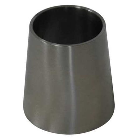 E31WW2.0X1.5 - 2" x 1-1/2" Butt Weld T304 SS Concentric Reducer