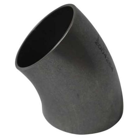 V2WK4.0 - 4" Butt Weld T304 SS Short Tangent 45 Degree Elbow