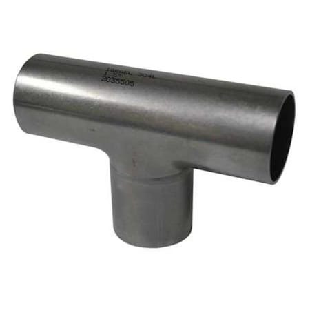 V7W-6L1.0 - Extended Tee,Stainless Steel,Butt Weld1in