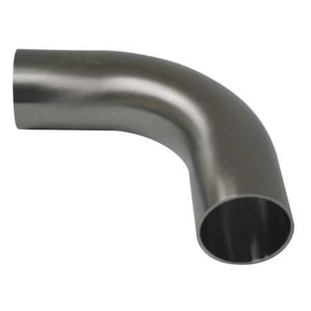 Maxpure TE2S6L2.5-PL - 2-1/2" Orbital Weld T316 L SS 90 Degree Elbow