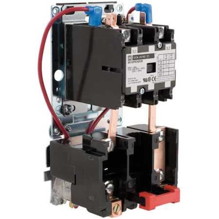 Square D 8911DPSO42V09 - Nonreversing Definite Purpose Magnetic Motor Starter, No Enclosure NEMA Rating, 208 to 240 V AC