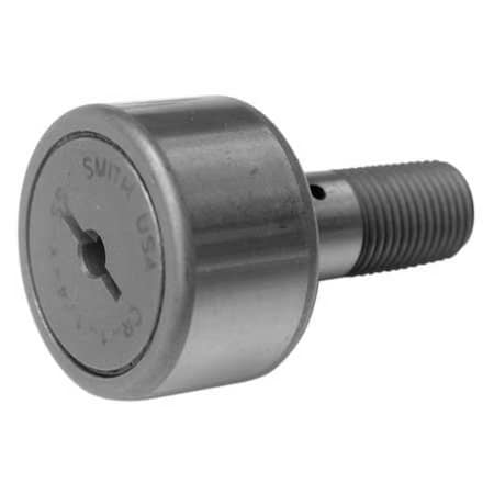 Smith Bearing CR-1-7/8-XB-SS - Double Sealed Cam Follower, Flat Stud, Stainless Steel, 1-7/8 in Dia, 1 in Wd