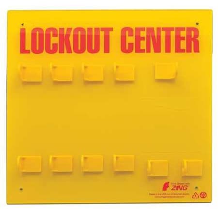 Zing 7114E - Lockout Board,Unfilled,15 In H