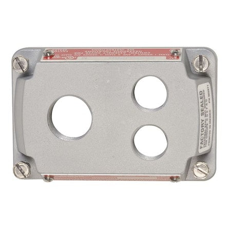 Appleton Electric ESKB-3JPBQ - Hazardous Location Cover, Gray, Aluminum