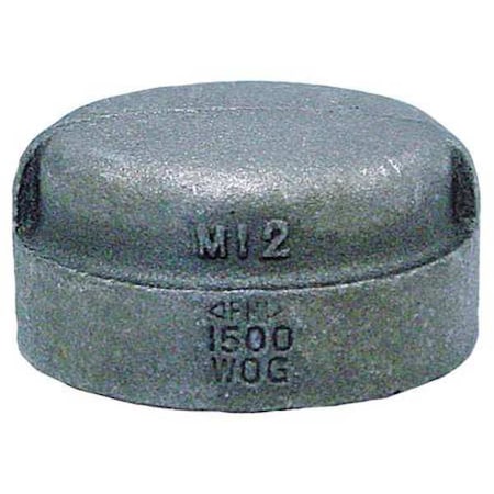 Anvil 0318901345 - Cap Cap, 1" Pipe, FNPT, Malleable Iron, Class 3000