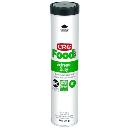 Crc SL35615 - 14 oz. Tan Extreme Duty Food Grade Grease Cartridge