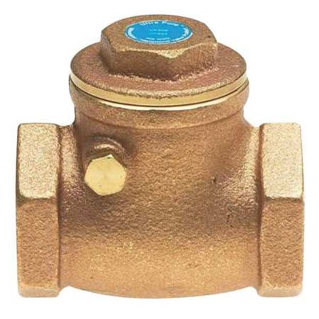 Milwaukee Valve UP0967000012 - 1/2" Threaded Low Lead Brass Swing Check Valve