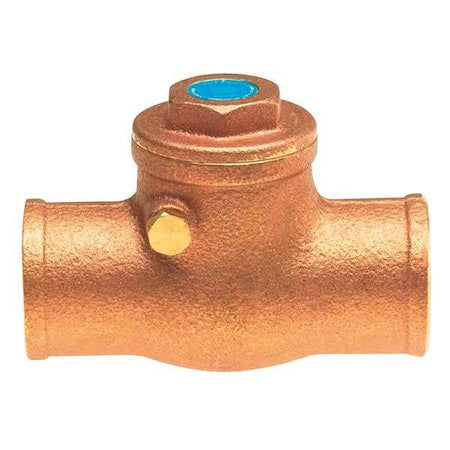 Milwaukee Valve UP0968000012 - 1/2" Solder Low Lead Brass Swing Check Valve