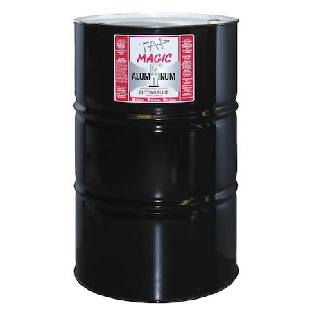 Tap Magic 27040A - Cutting Fluid, Aluminum, 55 gal, Drum, Light Yellow