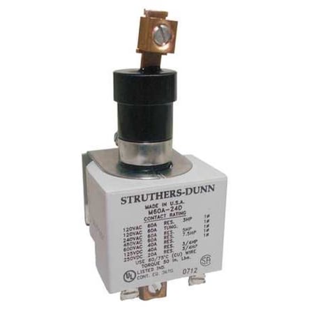 Struthers-Dunn M60A-240VAC - Mercury Displacement Contactor,1 NO,240 VAC