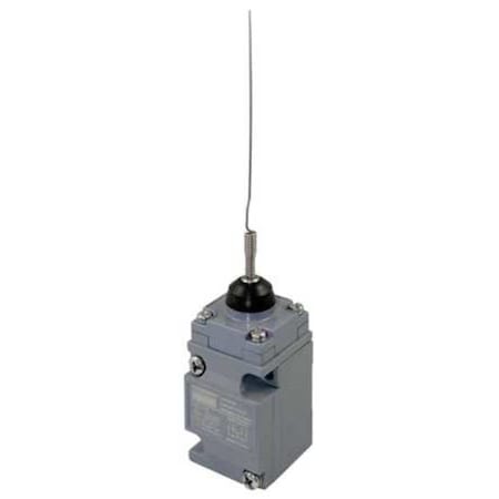 Dayton 12T851 - Heavy Duty Limit Switch, Cat Whisker, Wobble Stick, SPDT, 10 A at 600 V AC, Actuator Location: Top
