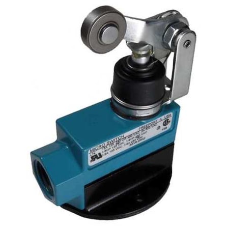 Honeywell DTV6-2RN2 - Limit Switch, Plunger, Roller Lever, 2 NC/2 NO, 10 A at 240 V AC, Actuator Location: Top