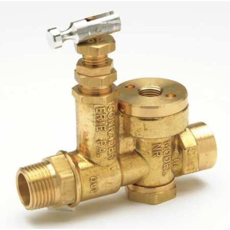 Conrader NRP-A - Unloader Pilot Valve, 1/8 in Inlet,Brass