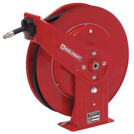 Reelcraft UR7850 OLB - Spring Return Hose Reel, 1/2 in Hose Diameter, 50 ft Length, 300 psi Max. Pressure, Stainless Steel