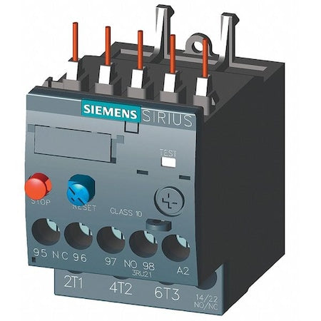 Siemens 3RU21161HB0 - Overload Relay, 1 NC/1 NO, 5.5 A Min current, 8 A Max current, 690 V AC