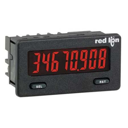 Red Lion Controls CUB5B000 - Counter,LCD,8 Digits,1.86" D