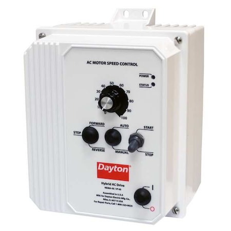 Dayton 13E637 - Variable Frequency Drive,3 HP,208-240 V