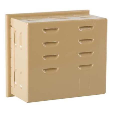 N/A 13J041 - Universal Thermostat Guard, Tan, Metal