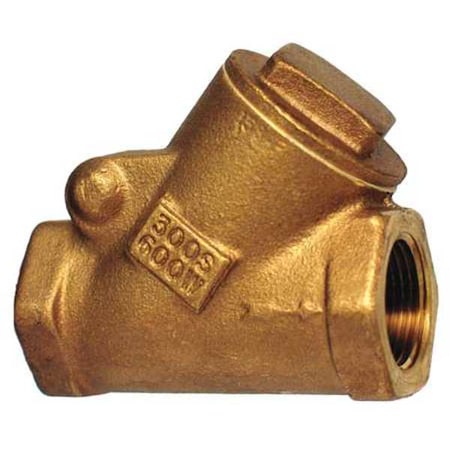 Milwaukee Valve 515Y 1/4" - Swing Y Check Valve,2.25 in Overall L