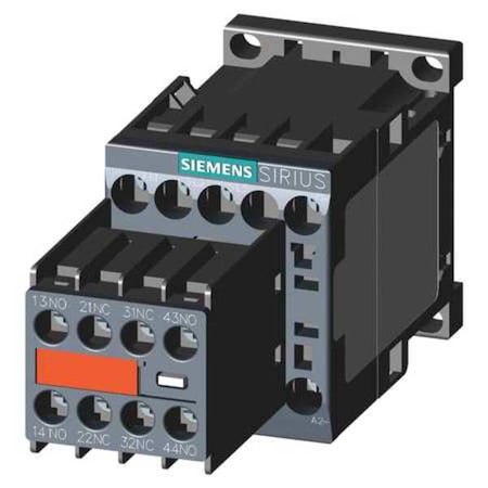 Siemens 3RT20171BB443MA0 - IEC Magnetic Contactor, 2 NC/2 NO, 24 V DC, 3 P, Non-Reversing, Screw