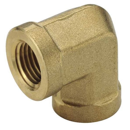 Parker 1200P-6-6 - 90 Degrees Forged Elbow Brass Dryseal Pipe Fitting, 3/8 in Female NPT X 3/8 in Male NPT