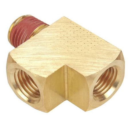 Parker VS2225P-8 - Street Tee Brass Street Tee, 1/2 in Female NPT X 1/2 in Male NPT