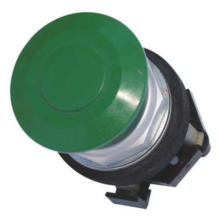 Eaton HT8AEG - Push Button Operator, Mushroom Head, Momentary Action, Not Applicable Release, Non-Illuminated