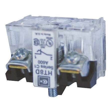 Eaton HT8D - Contact Block, Clear, 1 NC, 30 mm, HT800