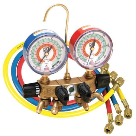 Jb Industries 26200-310 - Manifold Gauge Set, 3/8 in Gauge