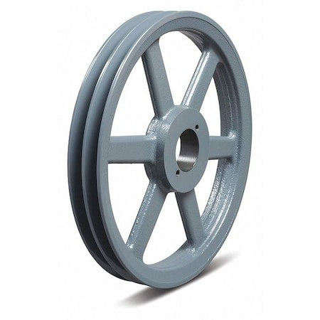 Tb Woods 2AK74 - V-Belt Pulley,Cast Iron,7.25" O.D.