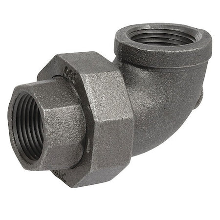 4318000000 - 90 Degree Union Elbow 90 Degree Union Elbow, 1/2" Pipe, FNPT, Malleable Iron, Class 300