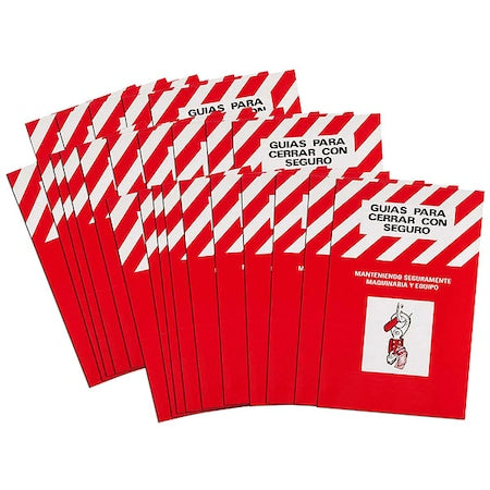 Brady 2112SP - Lockout Training Materials, Spanish, PK25