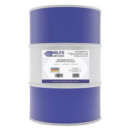 Miles Lubricants MM2000301 - Semi Synthetic Cutting Fluid,55 gal.,Drum