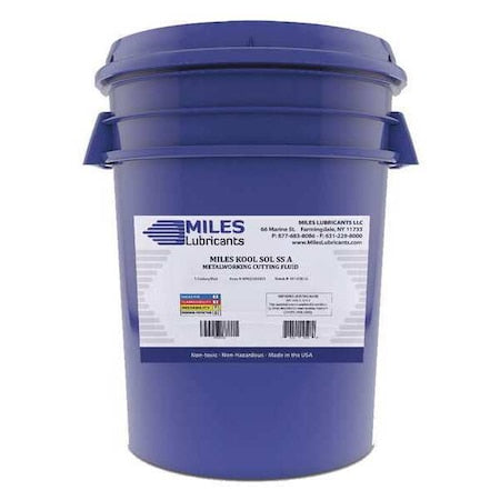Miles Lubricants MM2000303 - Semi Synthetic Cutting Fluid,5 gal.,Pail