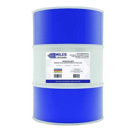 Miles Lubricants MM2001203 - Water Soluble Cutting Fluid,55 gal.,Drum