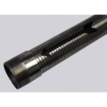 Hose Master UFS18S0300-14AMM - 3" Dia x 168" L Ultraflex 304 SS Interlocked Metal Hose