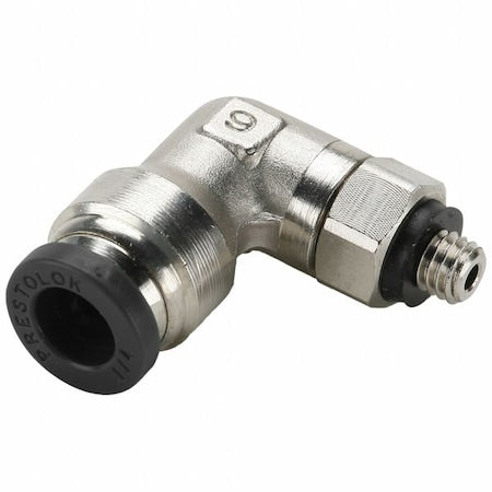 Parker 68PLPR-4-0 - Push-to-Connect Fitting, Brass, Silver