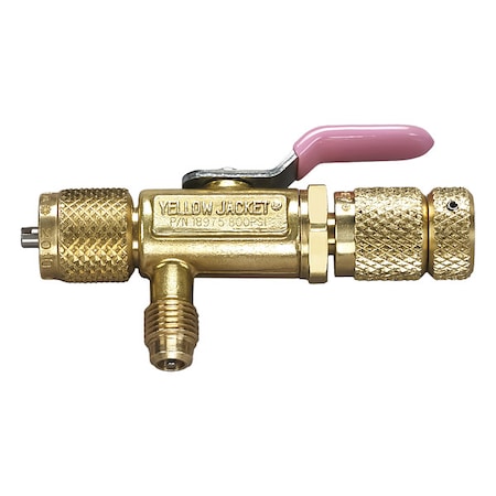 Yellow Jacket 18986 - Valve Core Remover, 8 1/4 in L, Brass