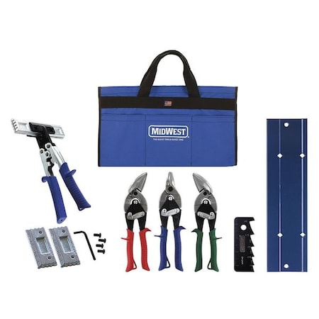 Midwest MWT-HVACKIT02 - Premium HVAC Tool Kit,6 pcs.