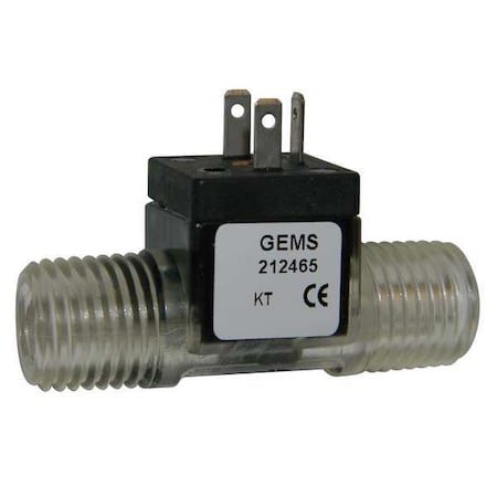 Gems Sensors 19H256 - Flow Rate Sensor,Turbine,65 GPM Max