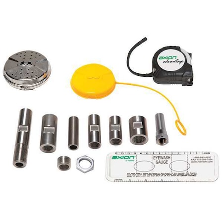 Haws AX13S - Eyewash Station, Stainless Steel (Connecting Hardware), Silver, For Use With, Shower